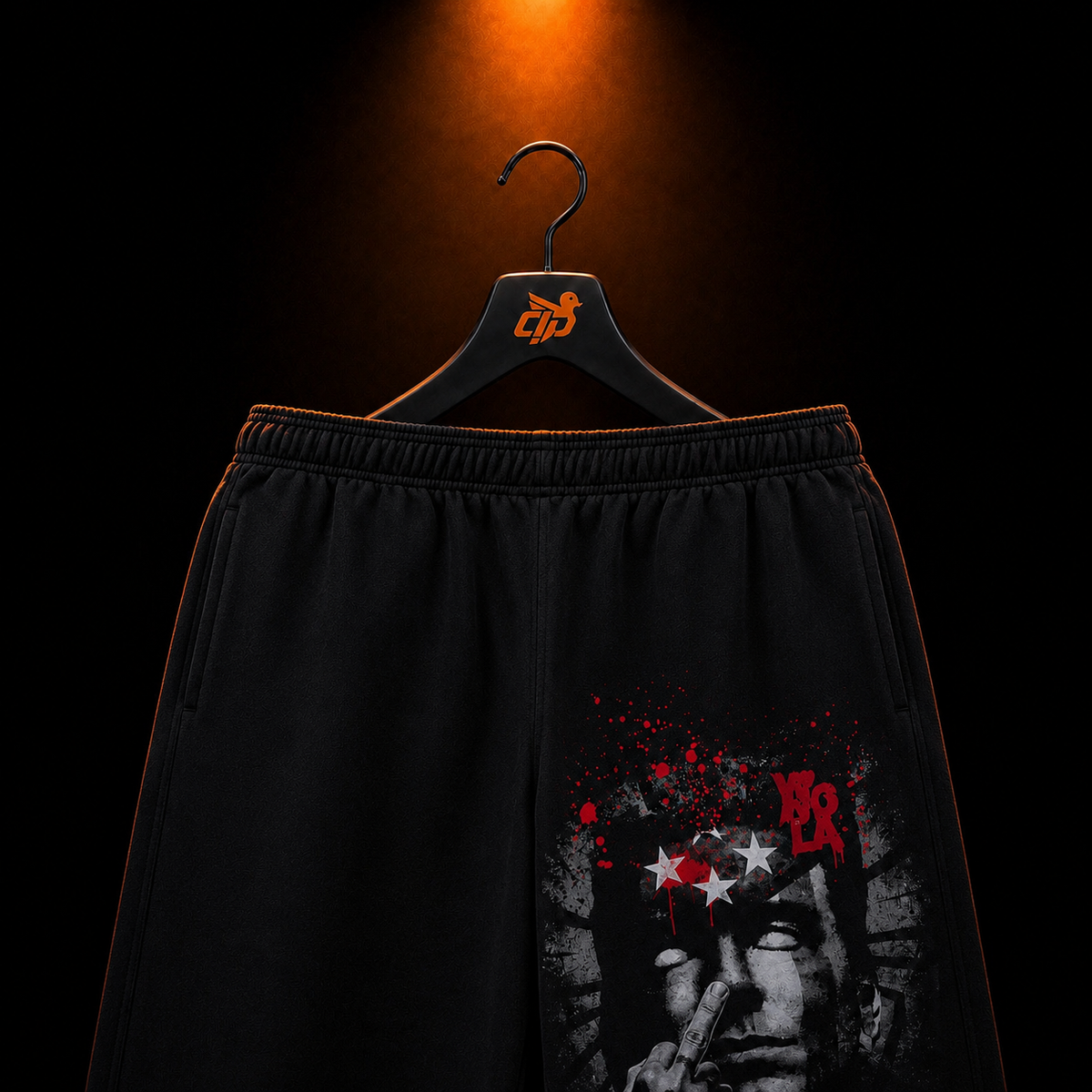 YoungLA 2036 The Boys Sweats Homelander Graphic con presentación de producto — Crazy!Duck Hype