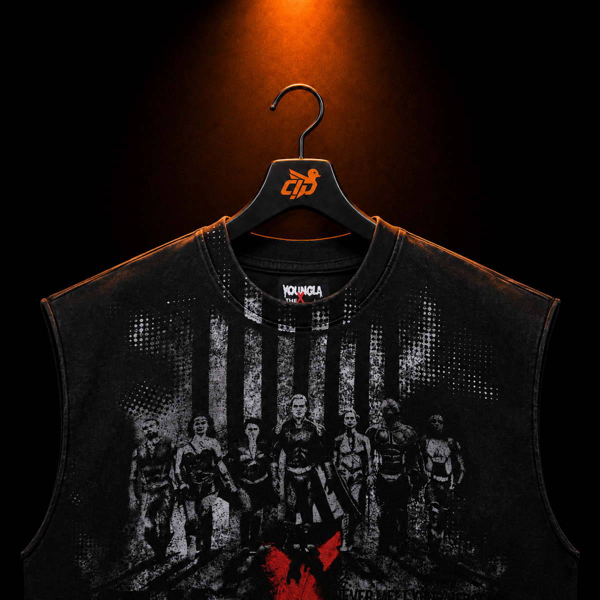 YoungLA 3005 The Boys Cut-Offs con presentación de producto — Crazy!Duck Hype