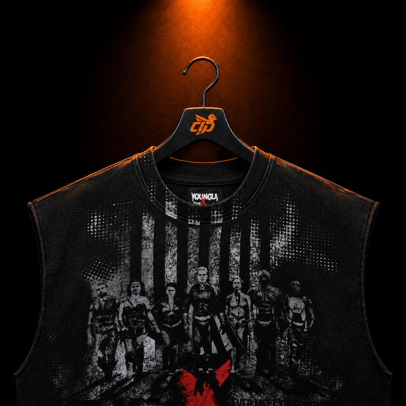YoungLA 3005 The Boys Cut-Offs con presentación de producto — Crazy!Duck Hype