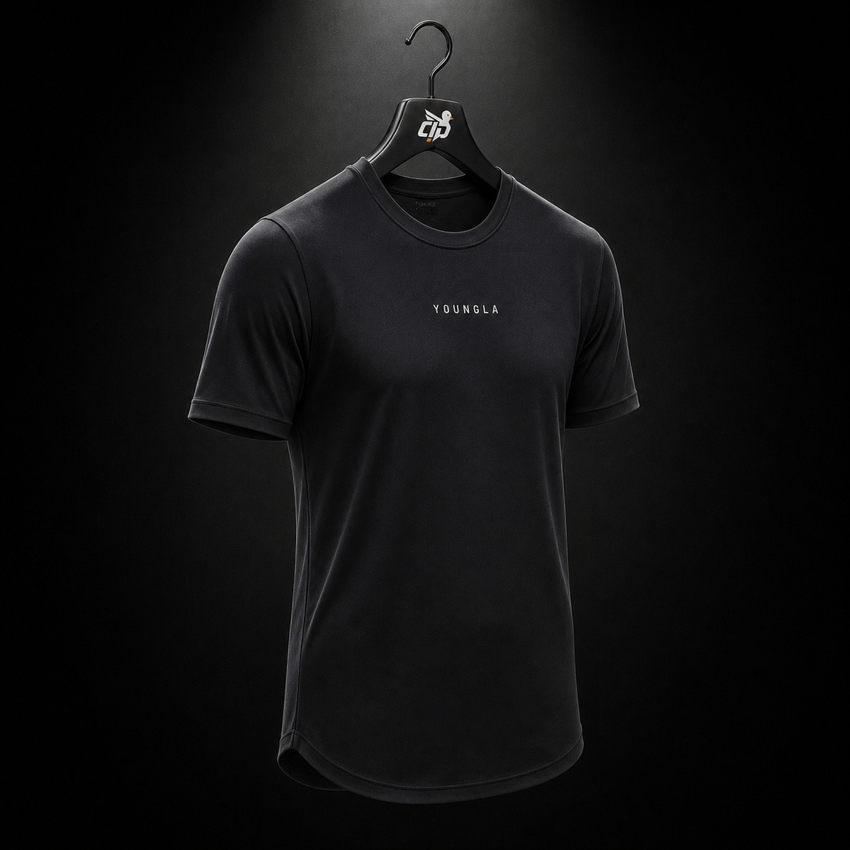 YoungLA 403 Elite Tees Black, vista completa — Crazy!Duck Hype