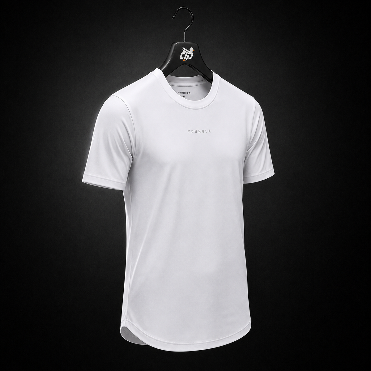 YoungLA 403 Elite Tees White, vista completa — Crazy!Duck Hype