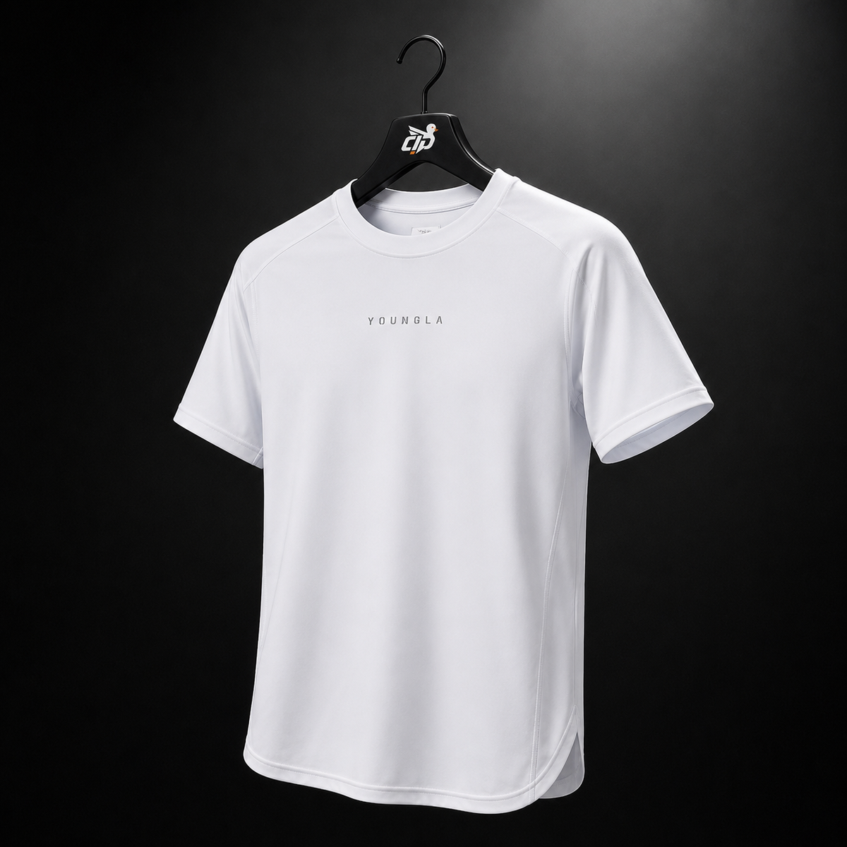 YoungLA 403 Elite Tees White, vista trasera — Crazy!Duck Hype