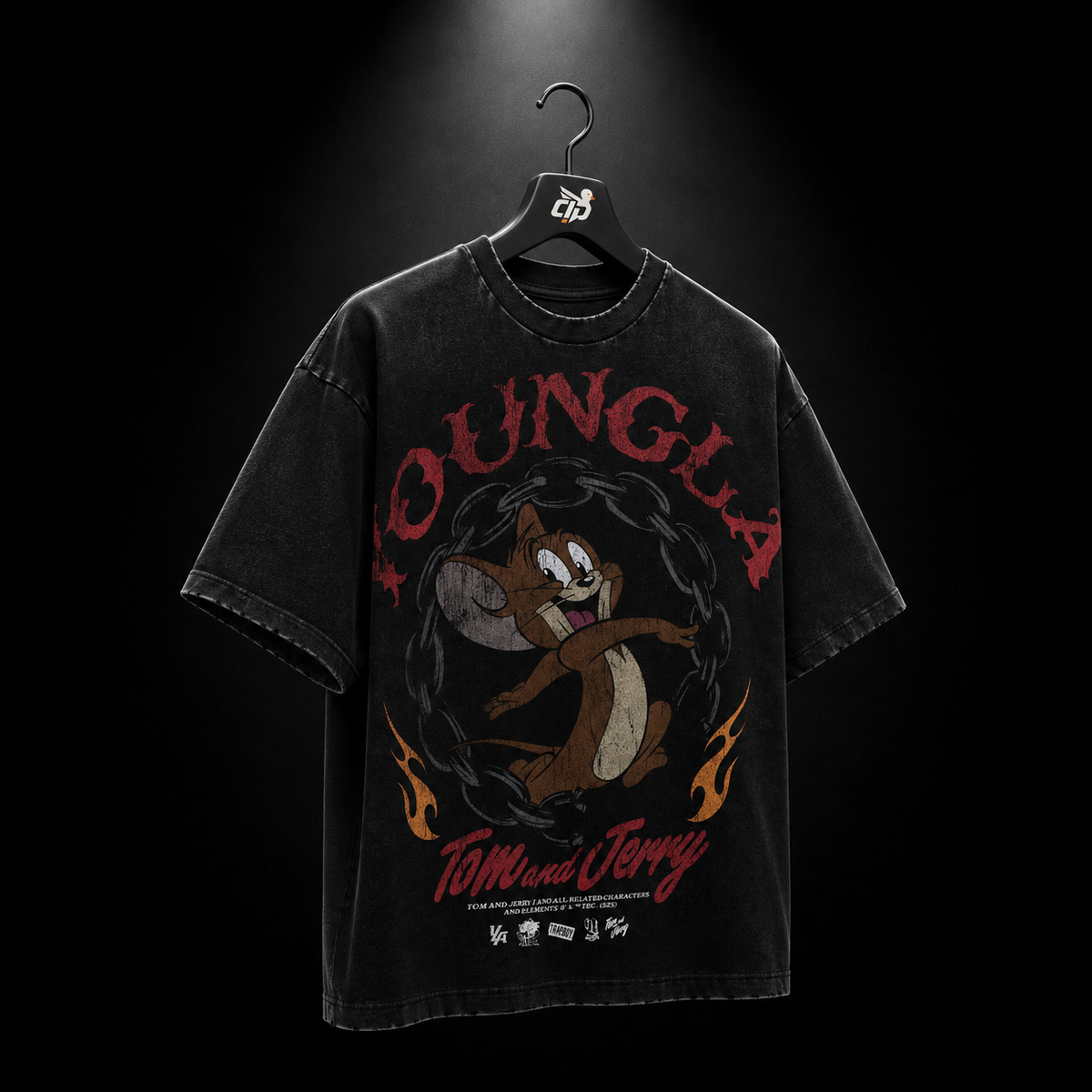 YoungLA 4082 Tom & Jerry Tees Jerry, vista completa — Crazy!Duck Hype
