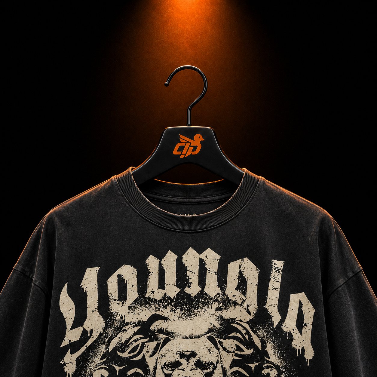 YoungLA 4176 Tren Twins Puppy Dog Tees con presentación de producto — Crazy!Duck Hype