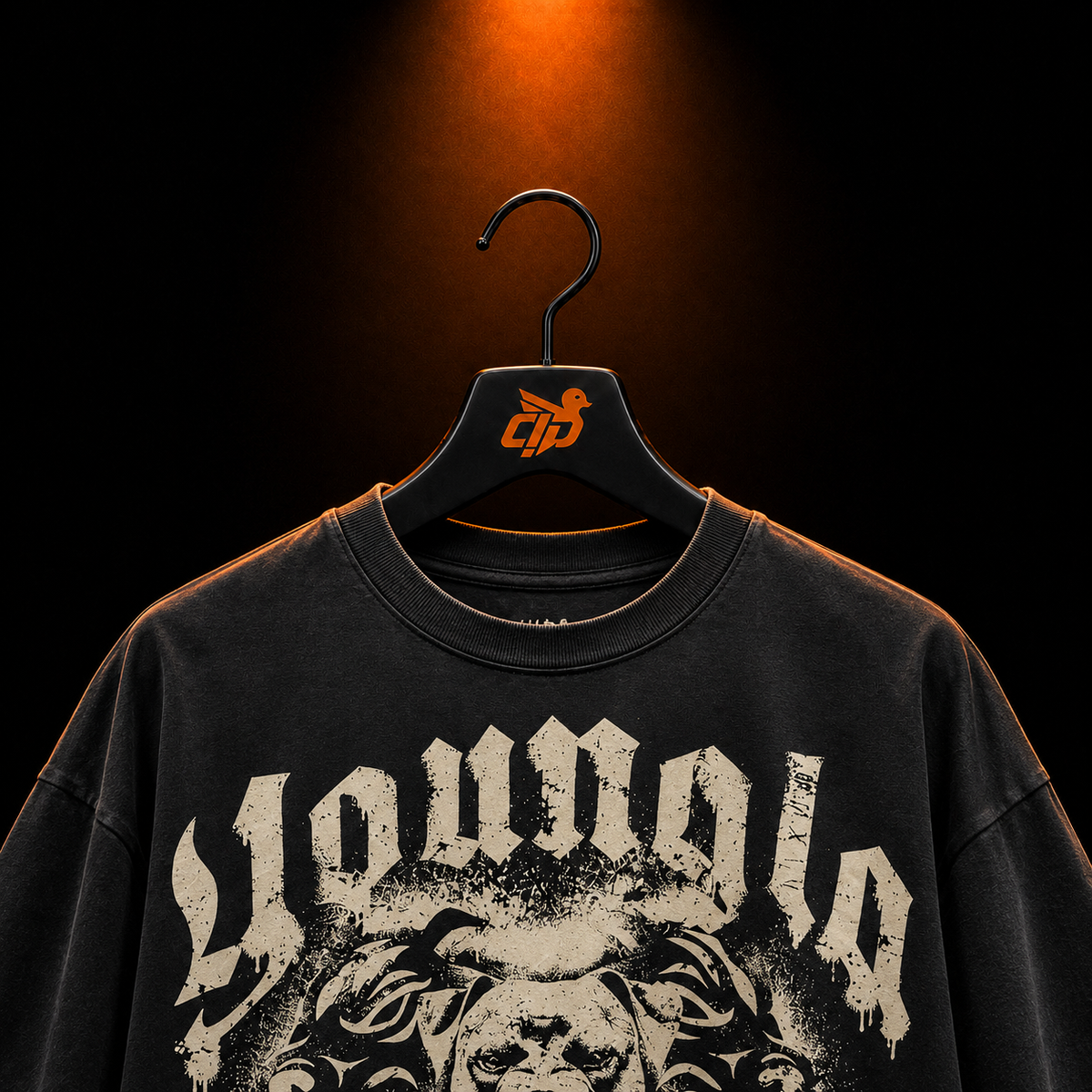 YoungLA 4176 Tren Twins Puppy Dog Tees con presentación de producto — Crazy!Duck Hype
