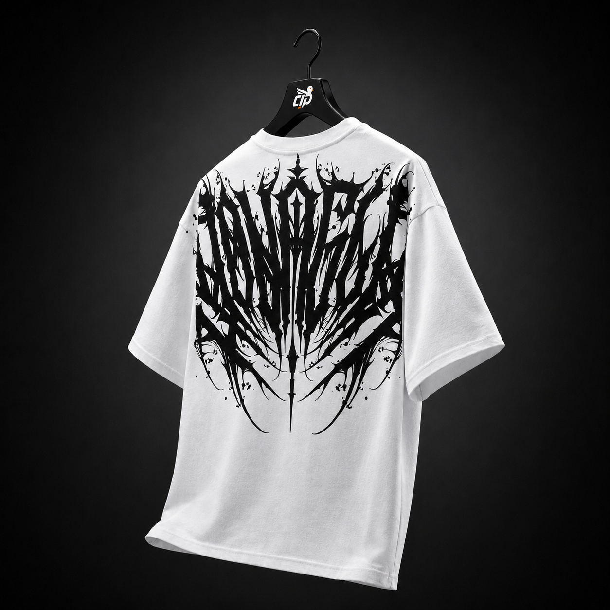 YoungLA 4185 Chaos Tees White, vista trasera — Crazy!Duck Hype