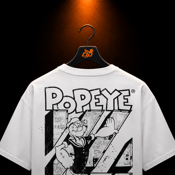 4195 - Popeyes Tees "White"