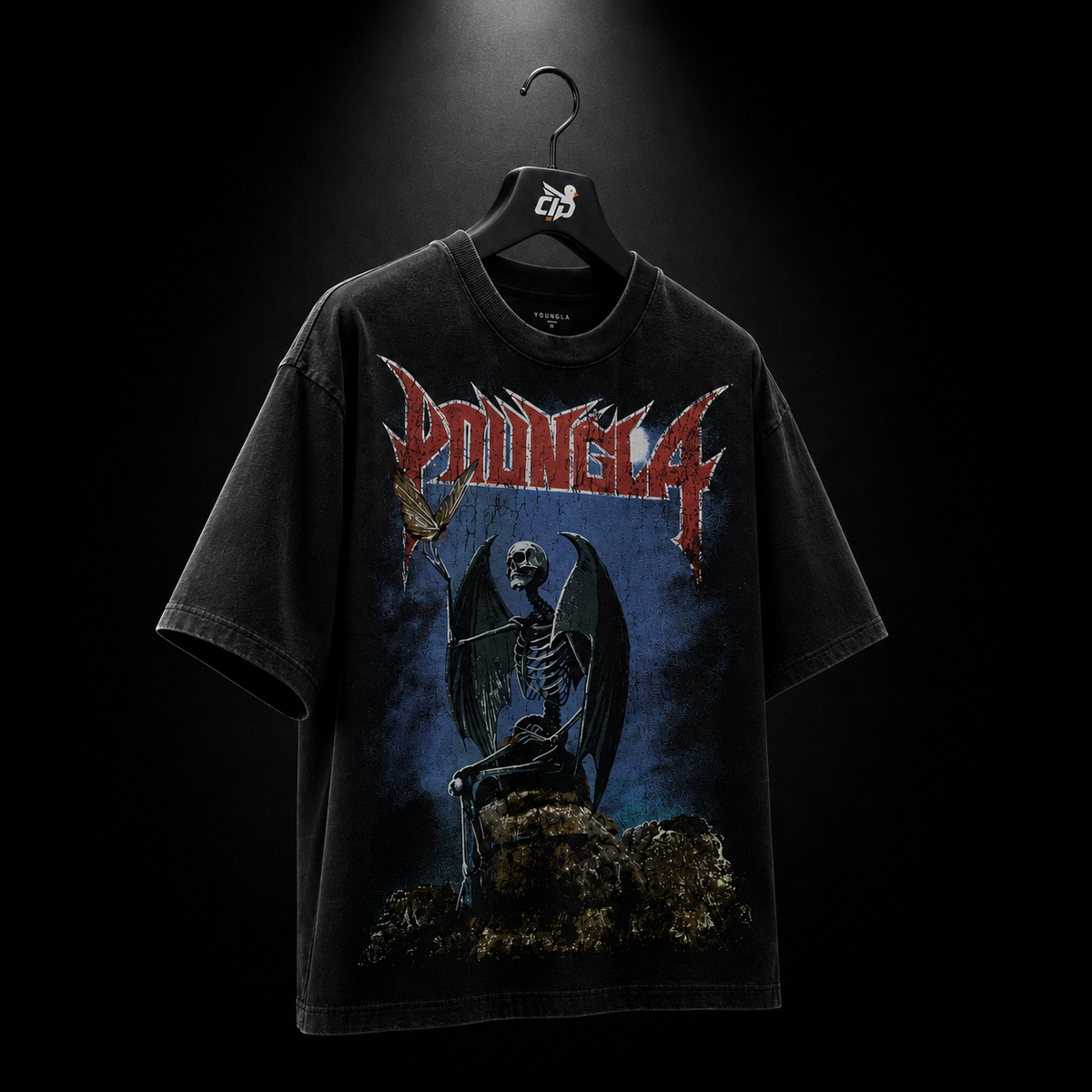 YoungLA 4201 Nocturnal Tees Eternal Guardian, vista completa — Crazy!Duck Hype