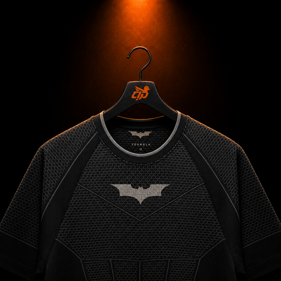 4259 - Batman Compression Tees - Black