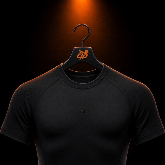 4339 - Forme Compression Tees - Black