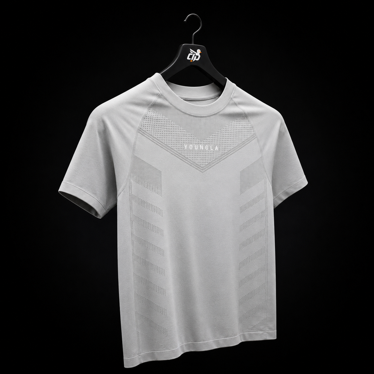 YoungLA 475 Supervillain Compression Tees Grey, vista completa — Crazy!Duck Hype