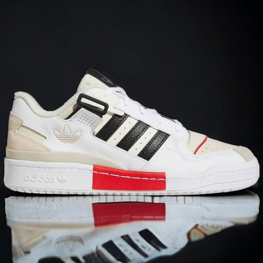 Adidas Forum Exhibit Low "White Vivid Red"