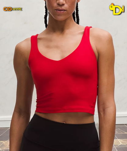 Lululemon Align Tank Top Light Support, A/B Cup "Oxford Red"