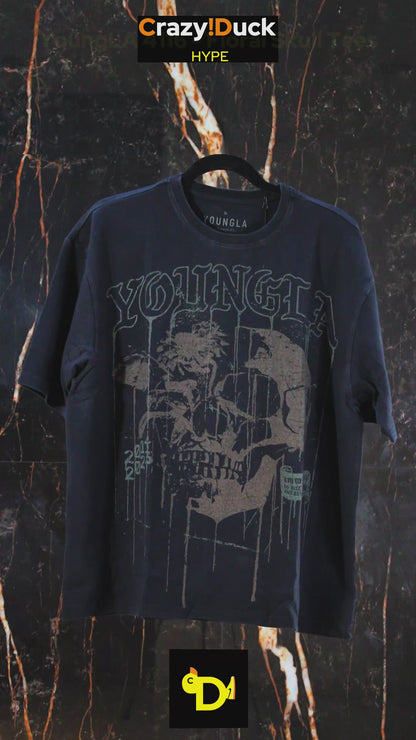 4116 - Floral Skull Tees