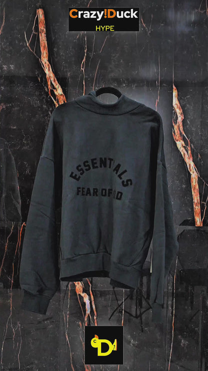 Fear Of God Essentials Hoodie "Jet Black"