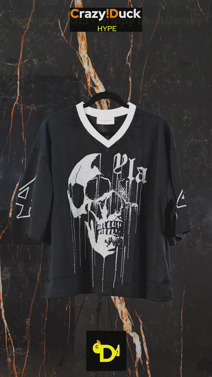 4015 - Drippy Skull Jersey