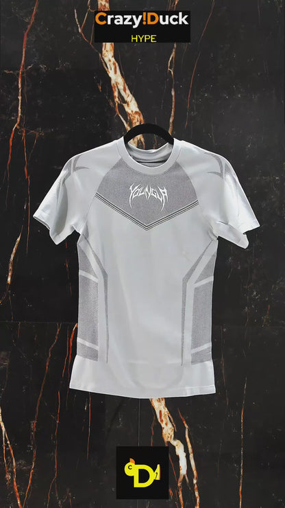 4041 - Warrior Compression Tees (Grey)