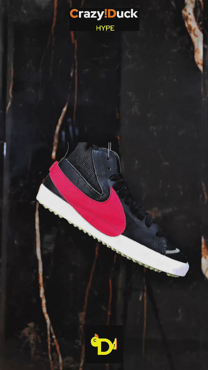Nike Blazer Mid 77 Jumbo "Black Bright Crimson"