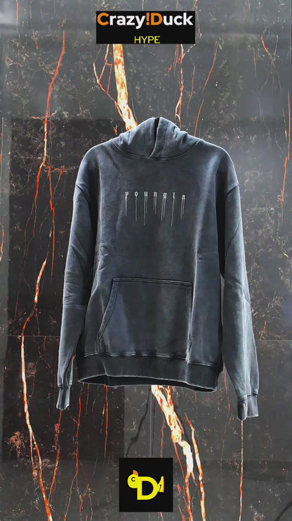 551 - Drippy Skull Hoodie (Black)