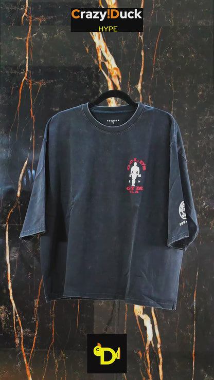 4002 - Golds Gym New Age Tees (Black)