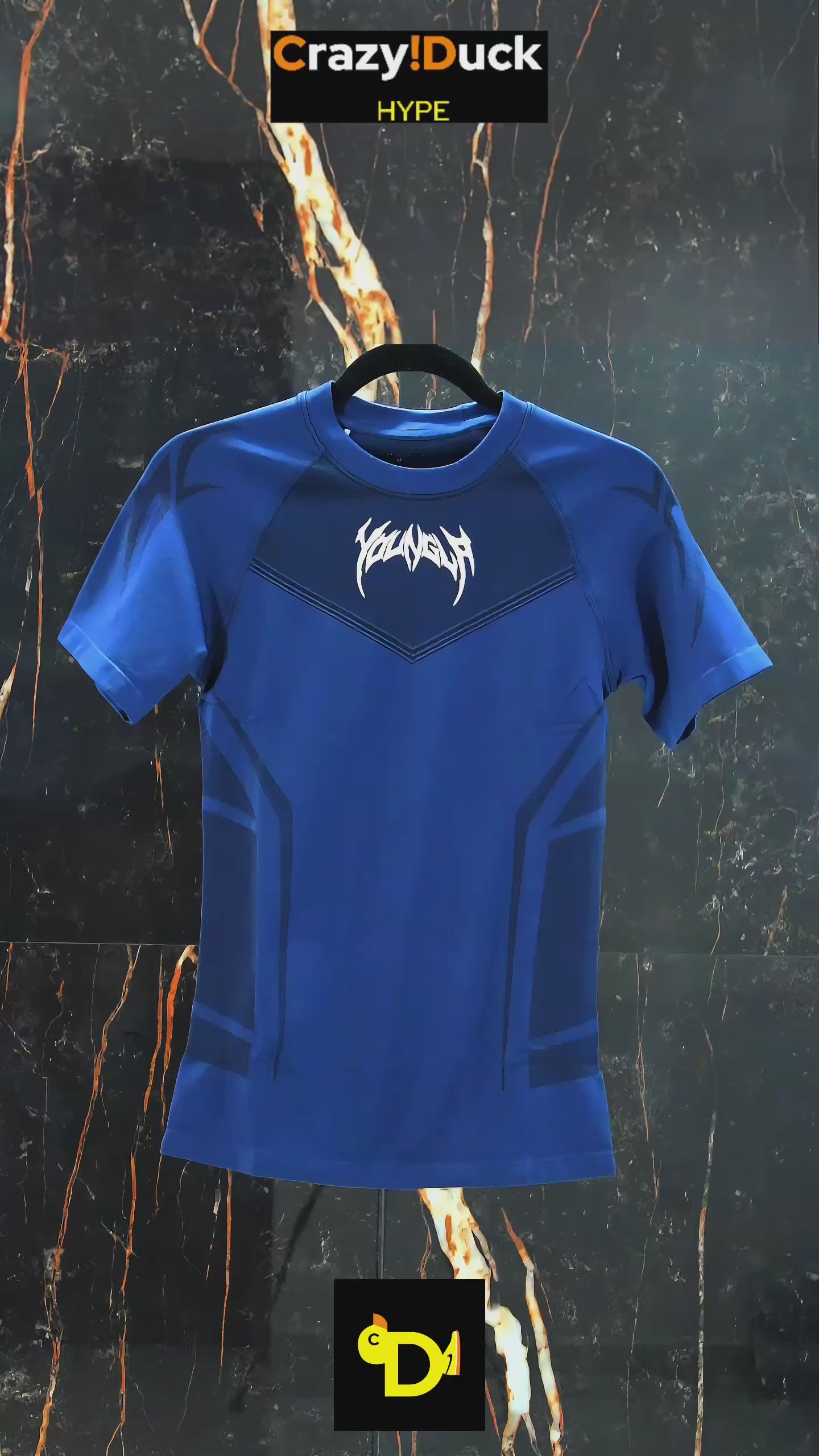 4041 - Warrior Compression Tees - Navy/Blue – Crazy!Duck